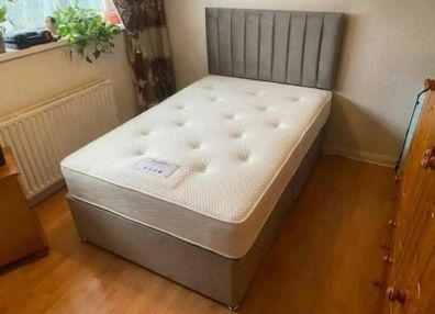 Double bed with mattress