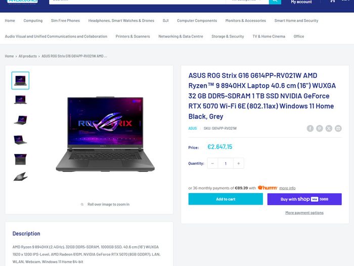 Brand New Gaming laptop