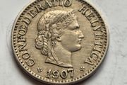 Switzerland 10 Rappen, 1907
