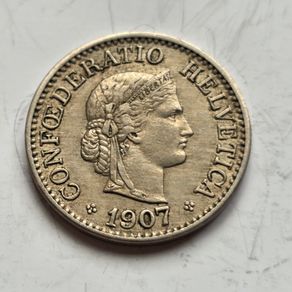 Switzerland 10 Rappen, 1907