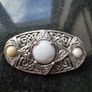 Vintage Celtic Pewter Brooch Image 2