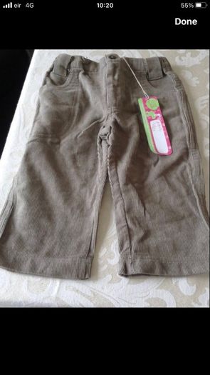 Girls BNWT cord jeans 12 mths