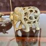 Traditional Hand Carved Soapstone Elephant Figurine Image 8