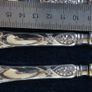 Six silver knives, .925 silver Image 2