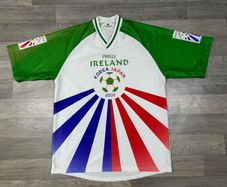 Vintage 2002 World Cup Oneills Ireland Supporters Jersey Shirt Mens Large