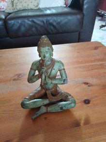Thai Buddha Bronze Figurine