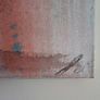 Beautiful flamingo study acrylic on canvas picture signed bottom right H60 x L40.5cm Image 3