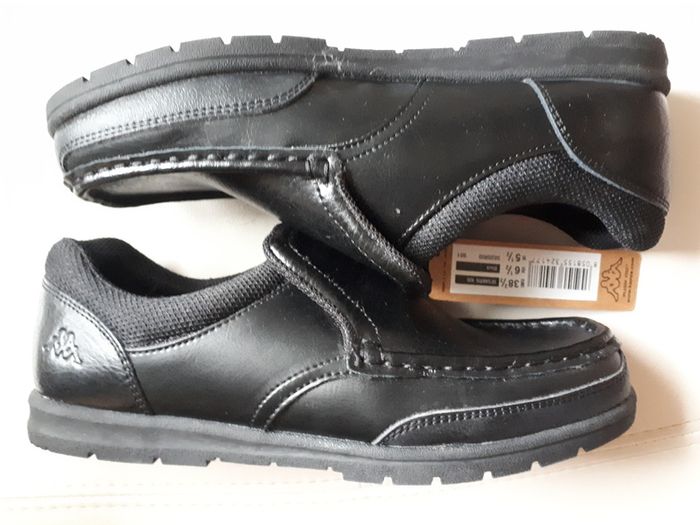 SALE E10  Black "Kappa" Shoes. Size 5.5