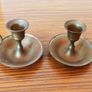 Two brass chamber candlestick holders Image 3