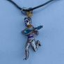 19th Century Italian Silver Jester Pendant Set Image 8