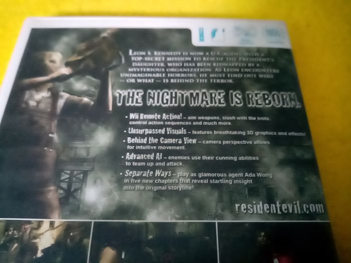Resident Evil Wii edition Nintendo Wii Games Original