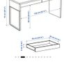 Ikea Micke Desk White, 2 Drawer Image 7