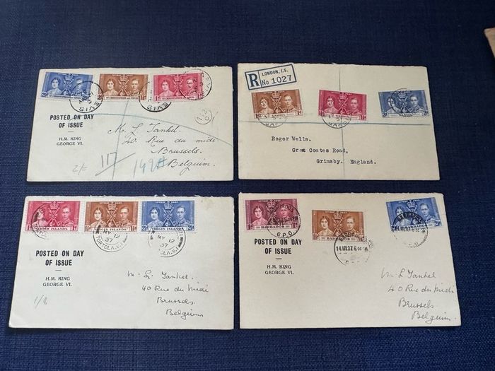 British Commonwealth covers 1937