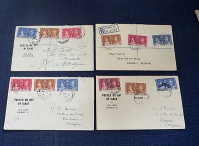 British Commonwealth covers 1937
