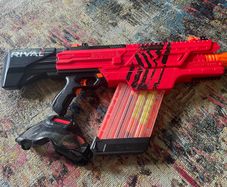 RARE Nerf Rival Blaster Rival MxV1-4000 rapid fire and eye protection mask