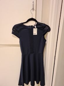 Navy XS H&M dress BNWT