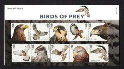 2019 Great Britain Birds of Prey Commemorative Stamps Presentation Pack