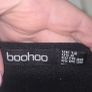 Boohoo black smock mini dress in UK size 12 / EU 40. Image 6