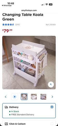 baby multi purpose baby changing table (brand new in box)