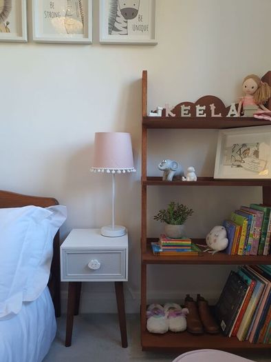 Beautiful bespoke design shelving |  childs bedroom | cloud design