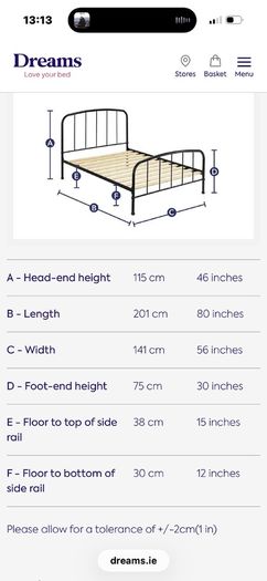 Double Bed Frame