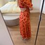 ASOS Wedding guest dress orange. UK 8/ EU 36 Image 2
