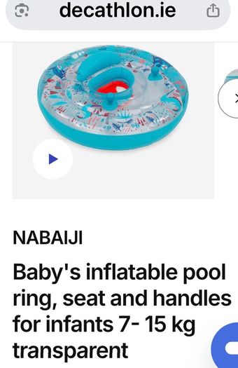 baby pool ring seat