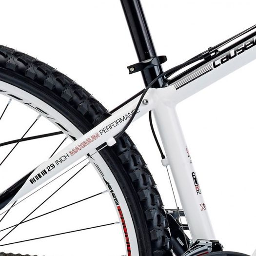 20" Coyote Causeway Gents Alloy FS Disc 29er, 24 Speed, White/Black