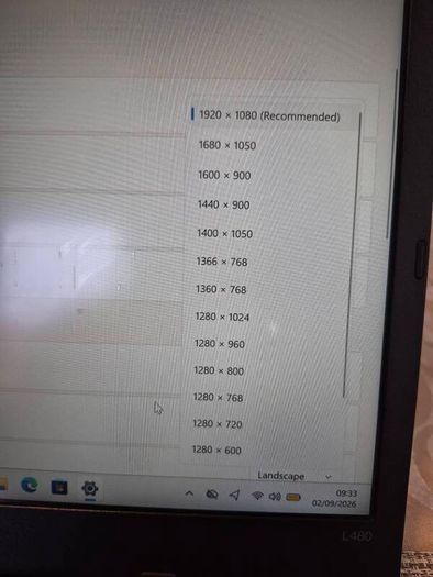 Lenovo Thinkpad L480, i7 8th gen, 8gb, 128ssd, 14"FHD Screen, windows 11