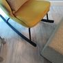 Rocking accent chair designer Kare with matching foot stool Image 2