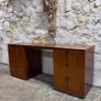 Beautiful Mid-century Modern Teak Executive Desk Image 4
