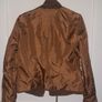 Biker style suede leather jacket UK 14 in excellent condition see last two photos for exact measurements and see third last photo for slight sign of wear FREE STANDARD POSTAGE INCLUDED Image 7