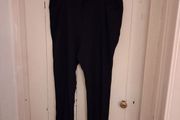Black bootcut trousers