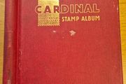 Old stamp album cardinal first edition