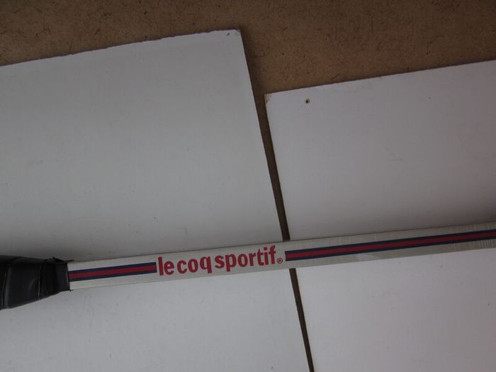 Vintage Le Coq Sportif Wooden Squash Racket with Case