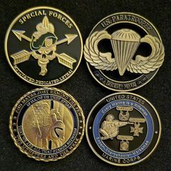 UNITED STATES, military challenge/ commerative coins.