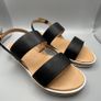 Call It Spring Black Strappy Sandals - Cork Mid Sole - Size 6.5 - Brand New Image 5