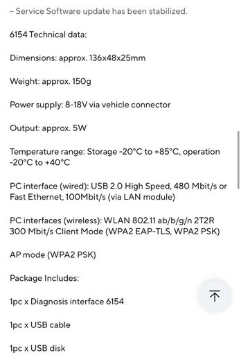 VAS6154  OKI Full Chip Wifi USB DOIP Diagnostic Scanner VCI work with ODIS-Service 25 ODIS-Engnieering 19 For Audi VW Seat Skoda