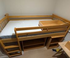 Mid-sleeper bed