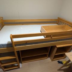 Mid-sleeper bed