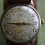 Vintage 1923 Dowel Deluxe 9ct Solid Gold Gents Wrist Watch - 17 jewels Antimagnetic Swiss Made(engraved Esso 1923) in working order Image 9