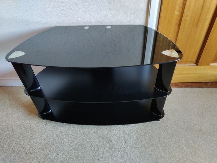 Glass Tv Stand For Sale in Clontarf, Dublin from steve9000
