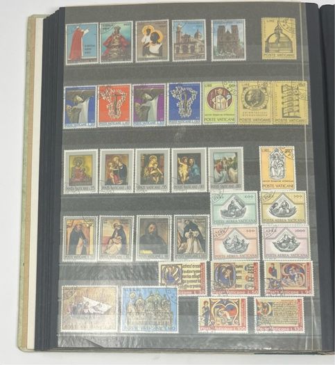 Collection: Vatican City Stamps both mint and used along with some miniature sheets on 40 pages
