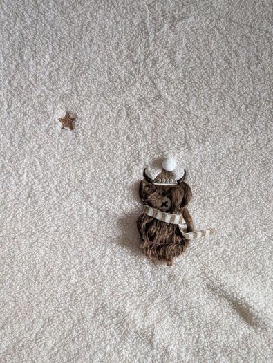 NEXT The Highland Cow Applique Fleece Throw