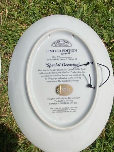 Davenport Ltd Edition Royal Rose Plates