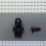 lego Star Wars sw0520 Imperial Gunner minifigure- Helmet with Silver Imperial Logo, Light Nougat Head, Open Mouth Image 2