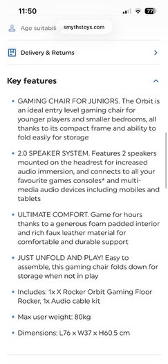 Gaming chair