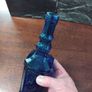 Blue Glass Bottle Image 8