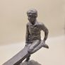 Genesis Fine Arts See-Saw Figurine - Cast Bronze. B Ormond. Made in Ireland Image 5