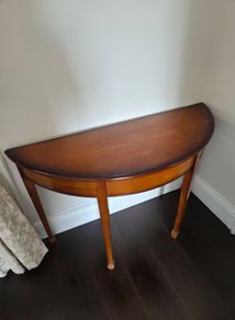 half moon table
